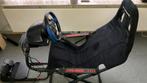 Playseat met Thrustmaster T150 force feedback stuur, Spelcomputers en Games, Ophalen, Zo goed als nieuw, Stuurtje of Sportattribuut