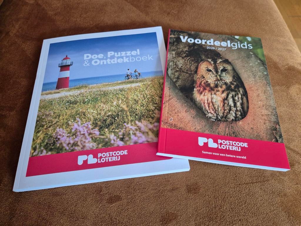 Postcode Loterij Doe, Puzzel & Ontdekboek en Voordeelgids, Boeken, Overige Boeken, Ophalen of Verzenden, Nieuw