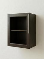 IKEA BESTÅ vitrinekast element – glazen deur - RVS handgreep, Huis en Inrichting, Ophalen, 50 tot 100 cm, Zo goed als nieuw, Minder dan 100 cm