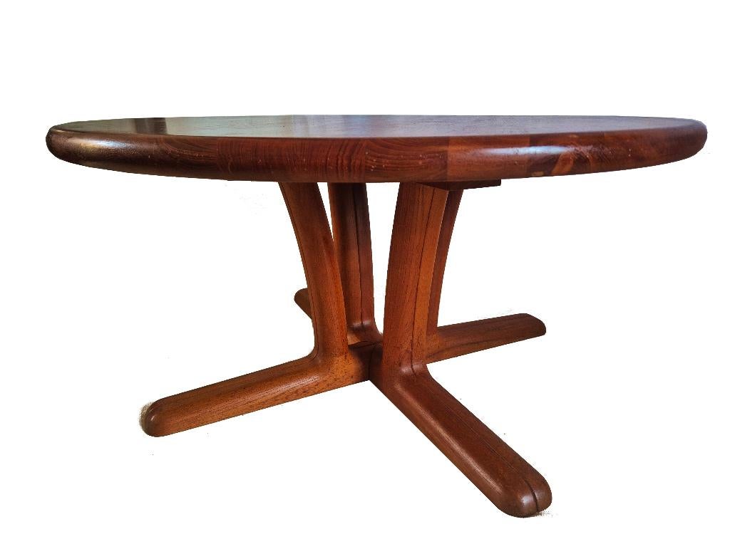Fantastische vintage Teak Deens design Dyrlund salontafel, Ophalen, Gebruikt, Hout