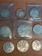 Setje met 9 zilveren wereldmunten, Postzegels en Munten, Ophalen of Verzenden, Buitenland, Munten