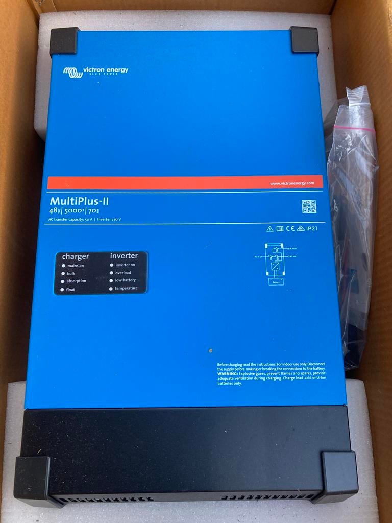 Victron MultiPlus-II 48V 5000VA 70A Omvormer/Lader, Ophalen, Nieuw, Overige typen