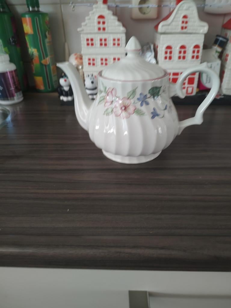 Theepot Wood & sons spring fields, Antiek en Kunst, Ophalen of Verzenden