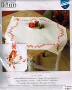 Cado vervaco borduurpakket dekservet roodborstje met bessen, Ophalen of Verzenden, Nieuw, Handborduren, Borduurpakket