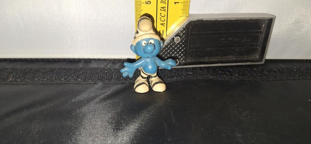 Smurf poppetje boef uit 1965 schleich peyo (001), Overige Smurfen, ., Schleich, Ophalen of Verzenden