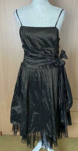 Jurk met bijp. jasje mt 44 van Swing, Kleding | Dames, Gelegenheidskleding, Bruin, Maat 42/44 (L), Cocktailjurk, Ophalen of Verzenden