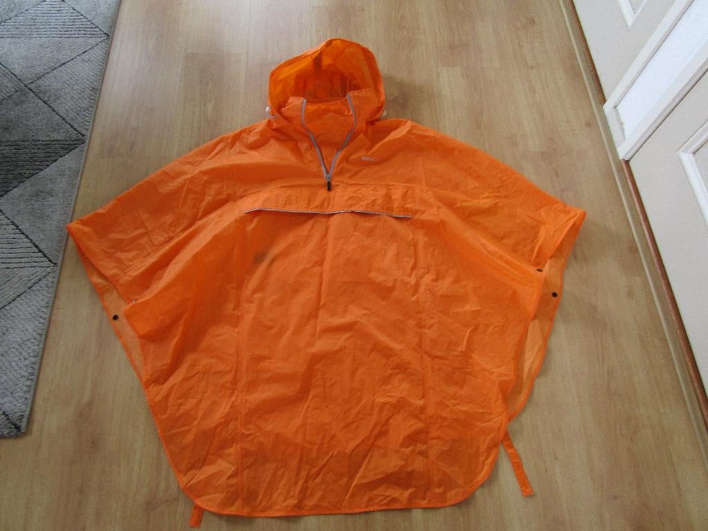 AGU Track regenponcho / poncho, voor fiets, oranje, Fietsen en Brommers, Ophalen of Verzenden, Gebruikt, Bovenkleding