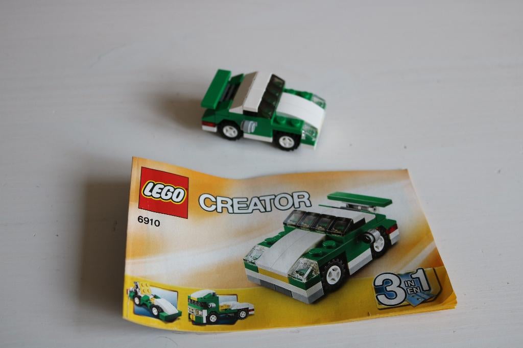 6910 Lego creator mini sportwagen, Ophalen of Verzenden, Zo goed als nieuw