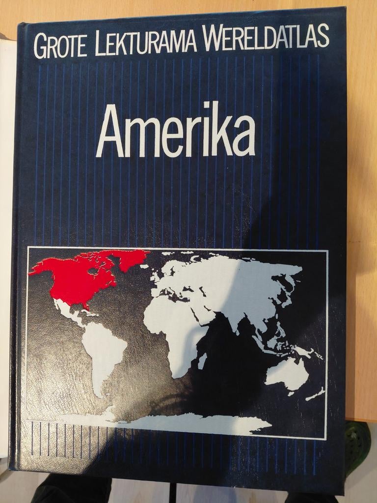 Grote Lekturama Wereldatlas Amerika, Boeken, Atlassen en Landkaarten, Ophalen of Verzenden, Gelezen, 1800 tot 2000, Landkaart