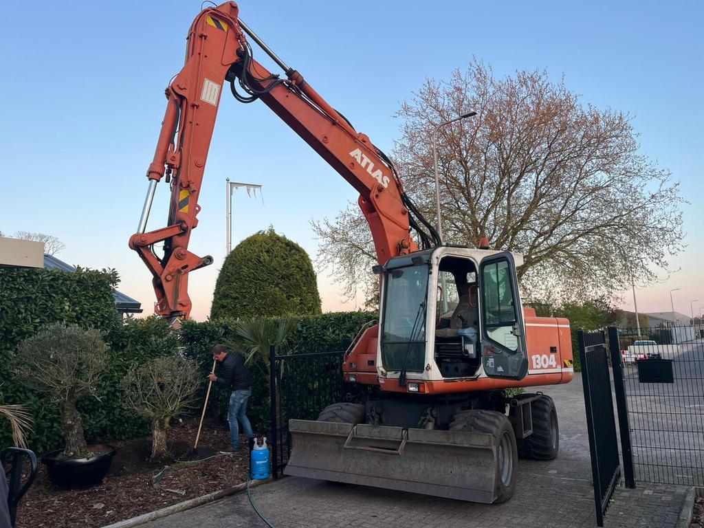 Atlas 1304 Mobiele Kraan 2002 Snelwissel Graafmachine, Ophalen, Graafmachine