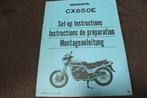 Honda CX650E 1982 motorcycle set up instructions CX 650 E, Motoren, Ophalen of Verzenden, Honda