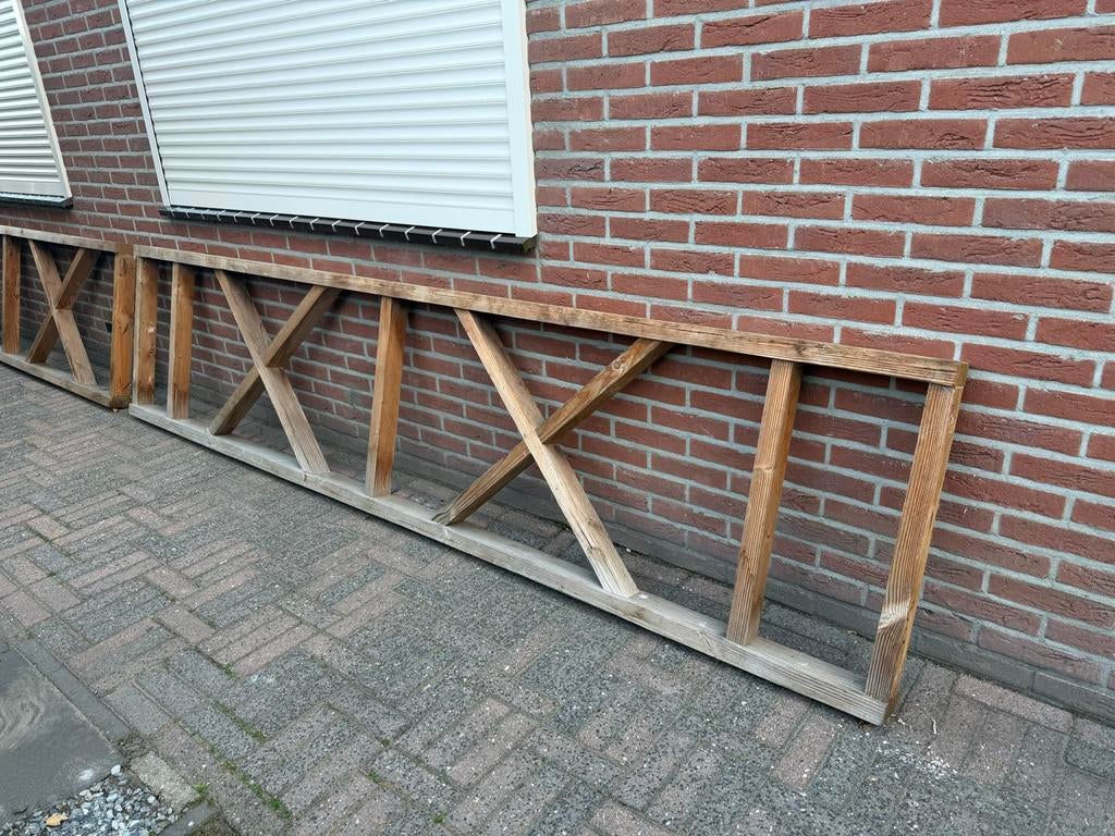 Douglas sier hekwerk, Tuin en Terras, Tuinhekken en Hekwerk, Ophalen, Gebruikt, Hout, Tuinhek