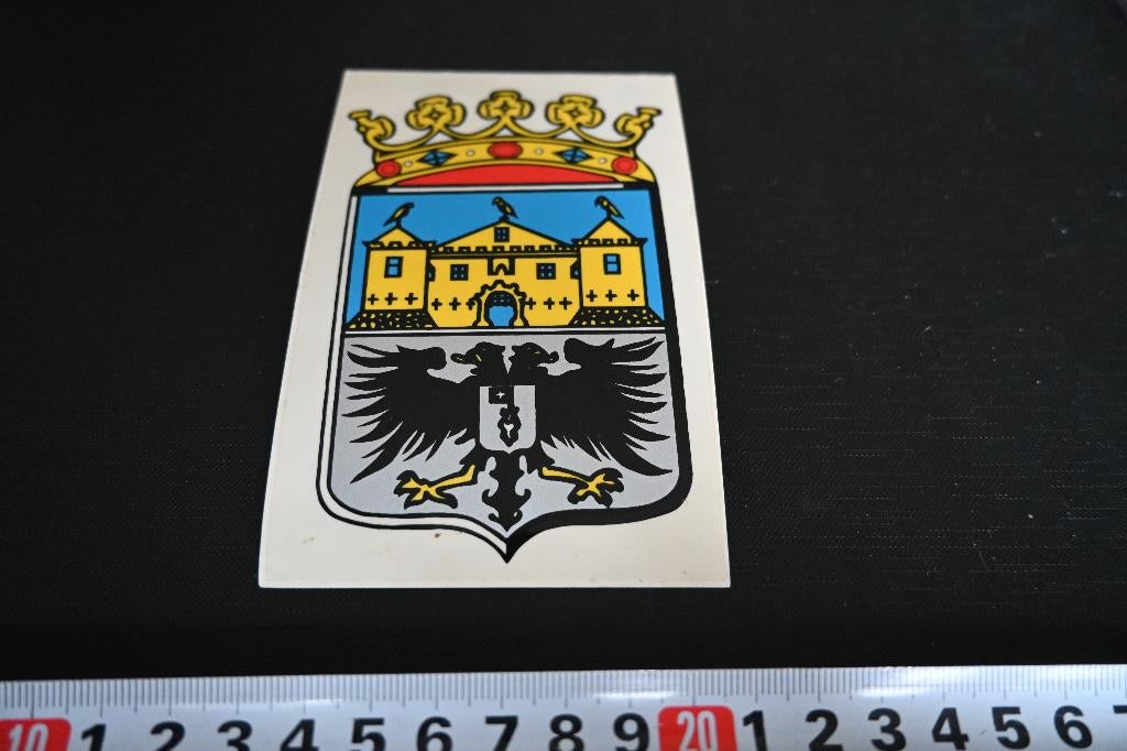 sticker Valkenburg Limburg wapen  Transparant, Ophalen, Zo goed als nieuw