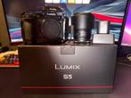 Caged Lumix S5 full-frame camera + 50mm Lens, Panasonic, Zo goed als nieuw, Geheugenkaart, Camera