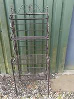 Etagère voor in de tuin, bloementrap, smeedijzer 1.80 m, Ophalen, Zo goed als nieuw
