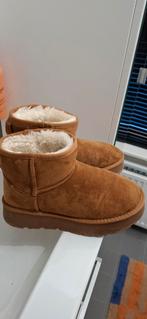 Cognac bruine lage boots plateau teddy Uggs imi maat 40, Ophalen of Verzenden, Meisje, Laarzen