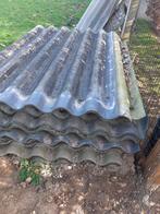 Golfplaten, Doe-het-zelf en Verbouw, Dakpannen en Dakbedekking, Ophalen, Kunststof, Gebruikt, Zwart