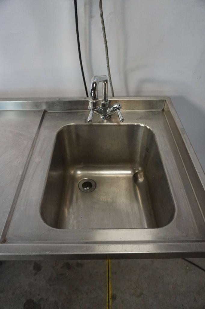 RVS aanvoertafel afvoertafel spoeltafel werktafel, Zakelijke goederen, Horeca | Keukenapparatuur, Gebruikt, RVS Meubilair, Niet ingevuld