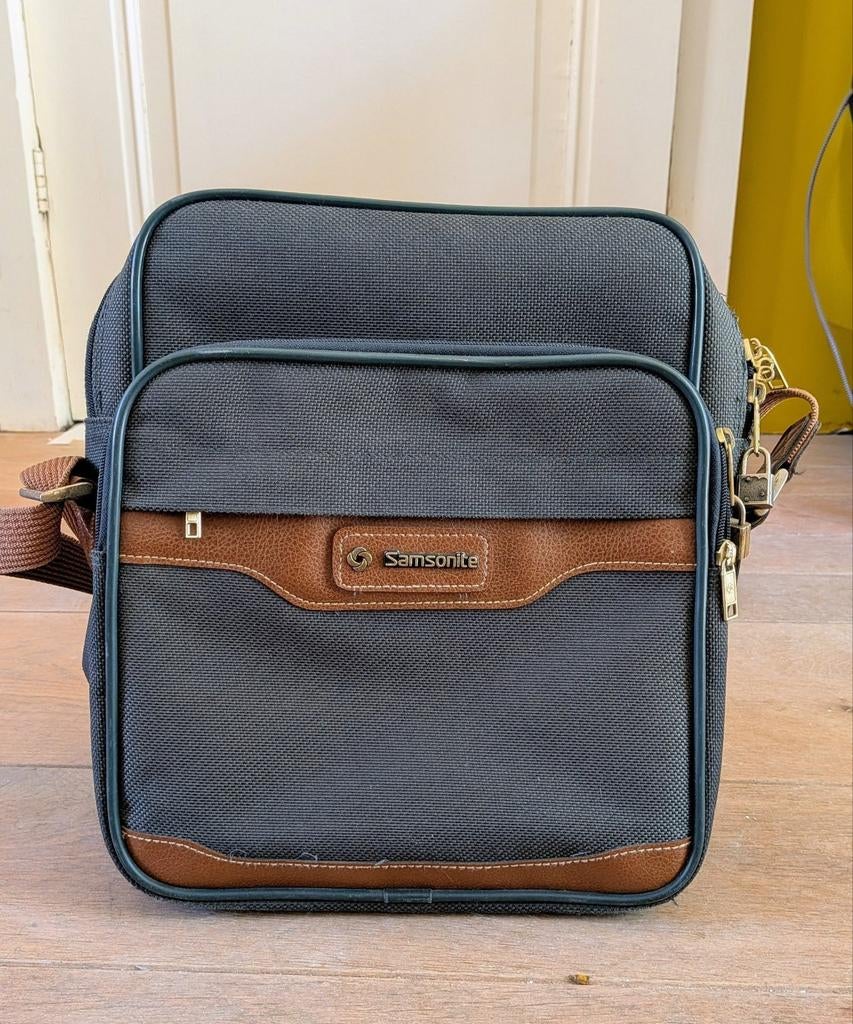 Samsonite weekendtas / reistas, groen en bruin, Sieraden, Tassen en Uiterlijk, Tassen | Reistassen en Weekendtassen, Gebruikt