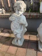 Set van 3 klassieke putti tuinbeelden, Ophalen, Gebruikt, Beton, Mensenbeeld