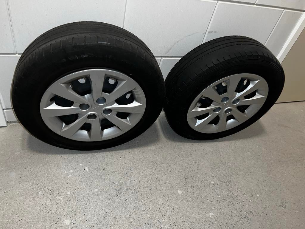 4 gebruikte all season banden 185/65 R15 (1 lek), Ophalen, Gebruikt