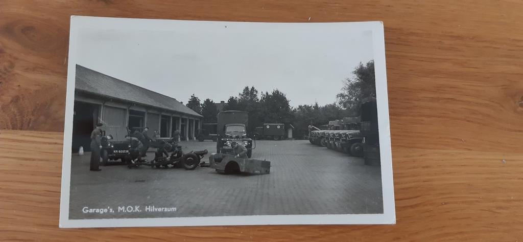 Hilversum M.O.K. Garage, Ophalen of Verzenden, 1940 tot 1960, Gelopen, Utrecht