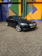 BMW 5-Serie 3.0 525D AUT 2010 Blauw met opendak, Auto's, Automaat, Euro 5, Achterwielaandrijving, Beige
