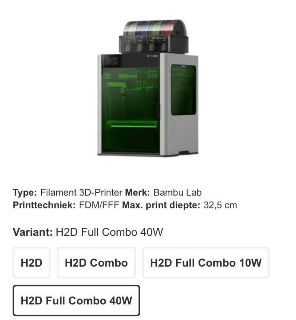 3d printer nieuw in doos €2500, Witgoed en Apparatuur, Airfryers, Ophalen of Verzenden, Nieuw