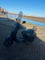 Vespa Sprint Mat Zwart 2017 - LED, Valbeugels,Alarm, 9509 km, Ophalen, Gebruikt, Overige modellen, Maximaal 45 km/u