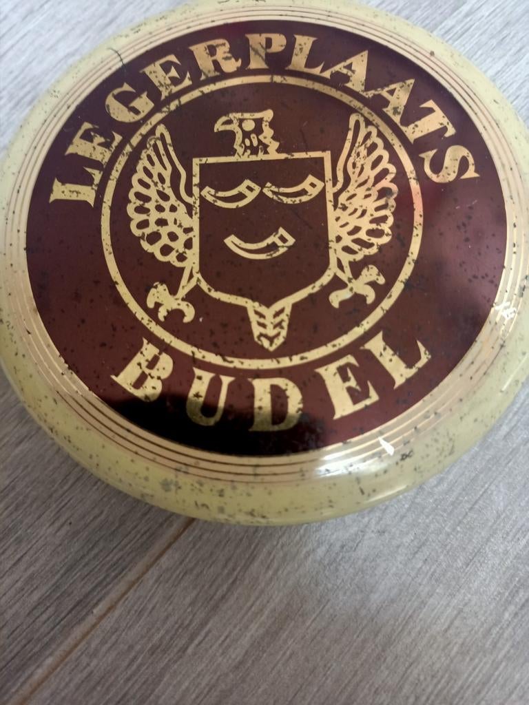 Leger Embleem, Legerplaats Budel, Voorraadblik, Ophalen of Verzenden, 2 euro