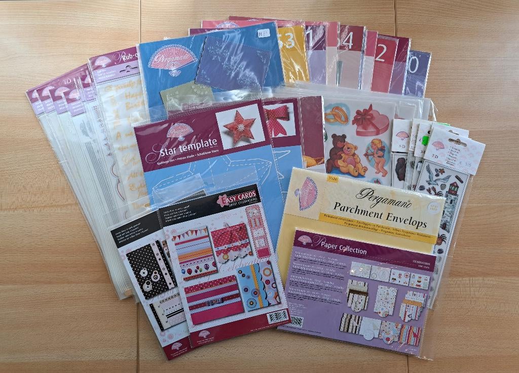 PERGAMANO ARTIKELEN 157 STUKS, Ophalen of Verzenden, Nieuw