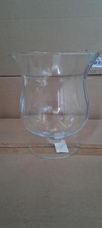 PARTIJ 30 STUKS Glazen vaas / windlicht op voet - Nieuw, Ophalen, Overige kleuren, Nieuw, Glas