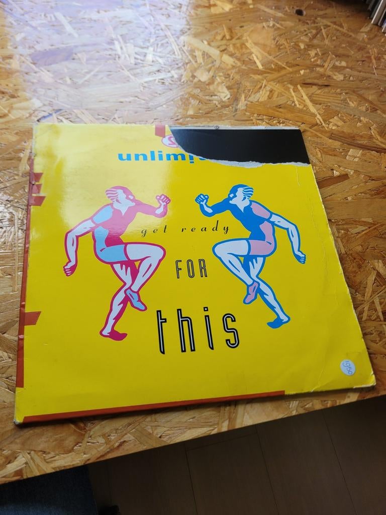 LP - Maxi-Single - 2 Unlimited - Get Ready For This, Cd's en Dvd's, Vinyl Singles, Gebruikt, Maxi-single, Ophalen of Verzenden