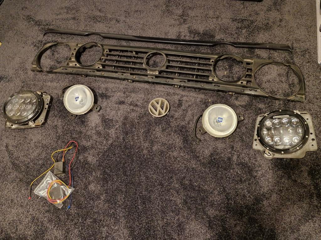 Golf 2 GTI grill en verlichting, Ophalen, Gebruikt, Volkswagen