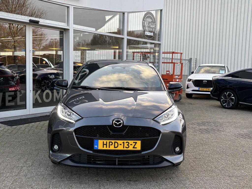 Mazda 2 Hybrid 1.5 Homura Plus NL-Auto, Navigatie, Apple Car, 12 maanden, Gebruikt, 4 kWh, 23 km/l