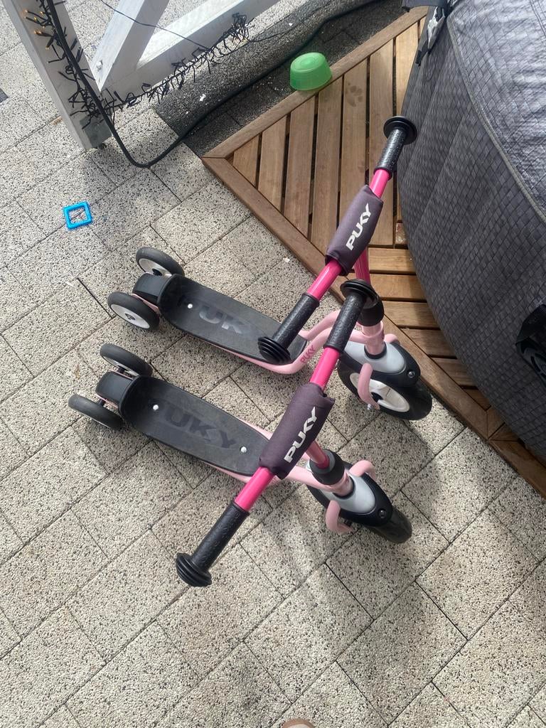 2 Puky steppen, Fietsen en Brommers, Steps, Ophalen of Verzenden, Zo goed als nieuw, Gewone step