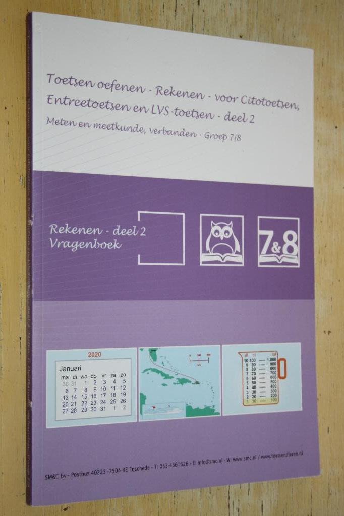 Toetsen oefenen Rekenen deel 2 Meten meetkunde Verbanden, Ophalen of Verzenden, Gelezen