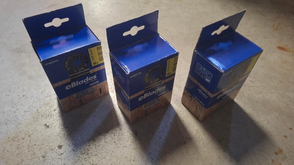 Partij Eblades Fein multi tool zaagjes starlock aansluiting, ., Nieuw, Ophalen of Verzenden, .