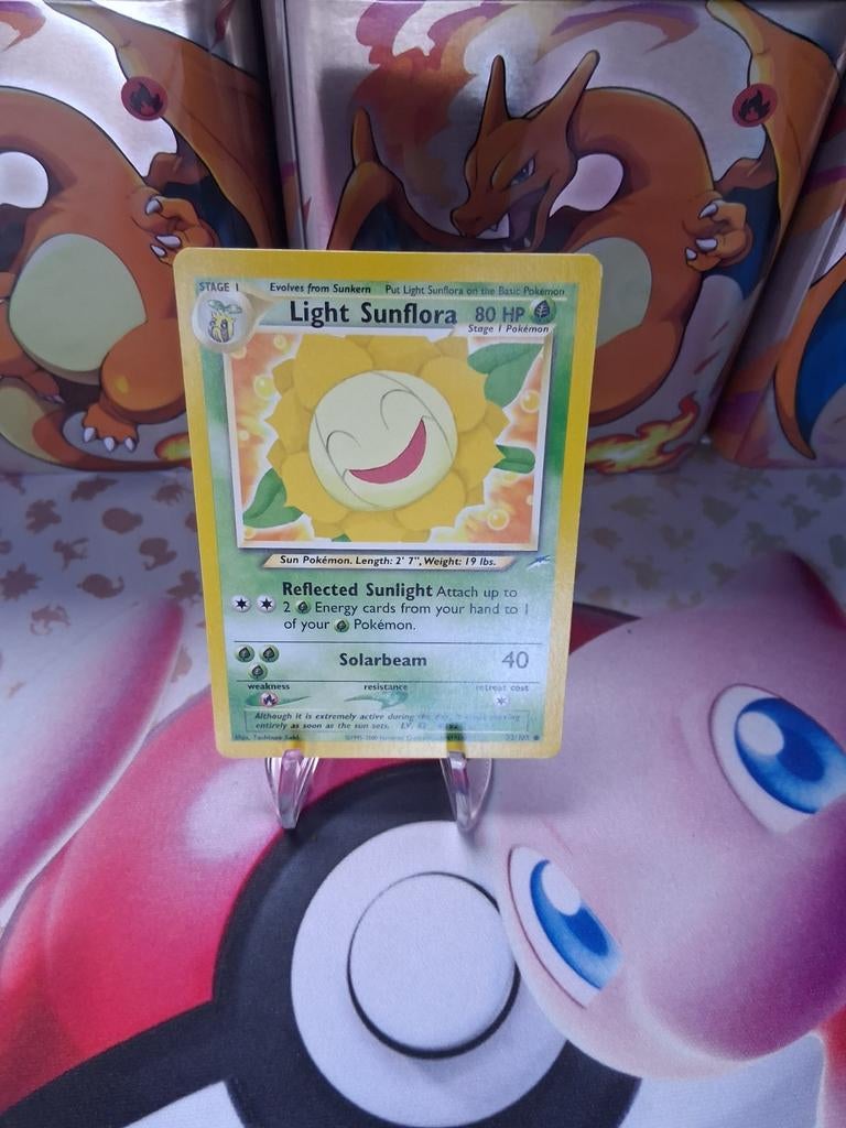 Pokémon kaart Light Sunflora 80 HP, Ophalen of Verzenden, Zo goed als nieuw