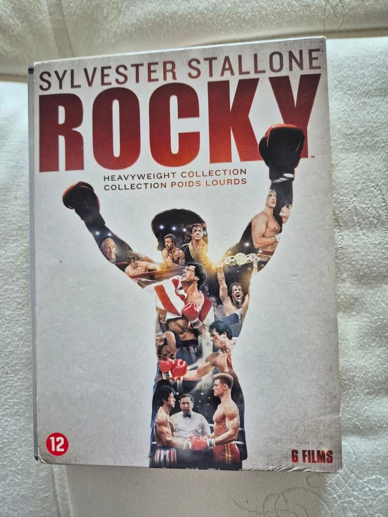 Sylvester Stallone - Rocky Heavyweight Collection 6 DVD, Ophalen of Verzenden, Zo goed als nieuw, Vanaf 12 jaar, Boxset