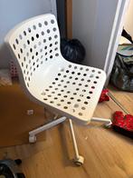 Bureaustoel, Ophalen, Gebruikt, Wit