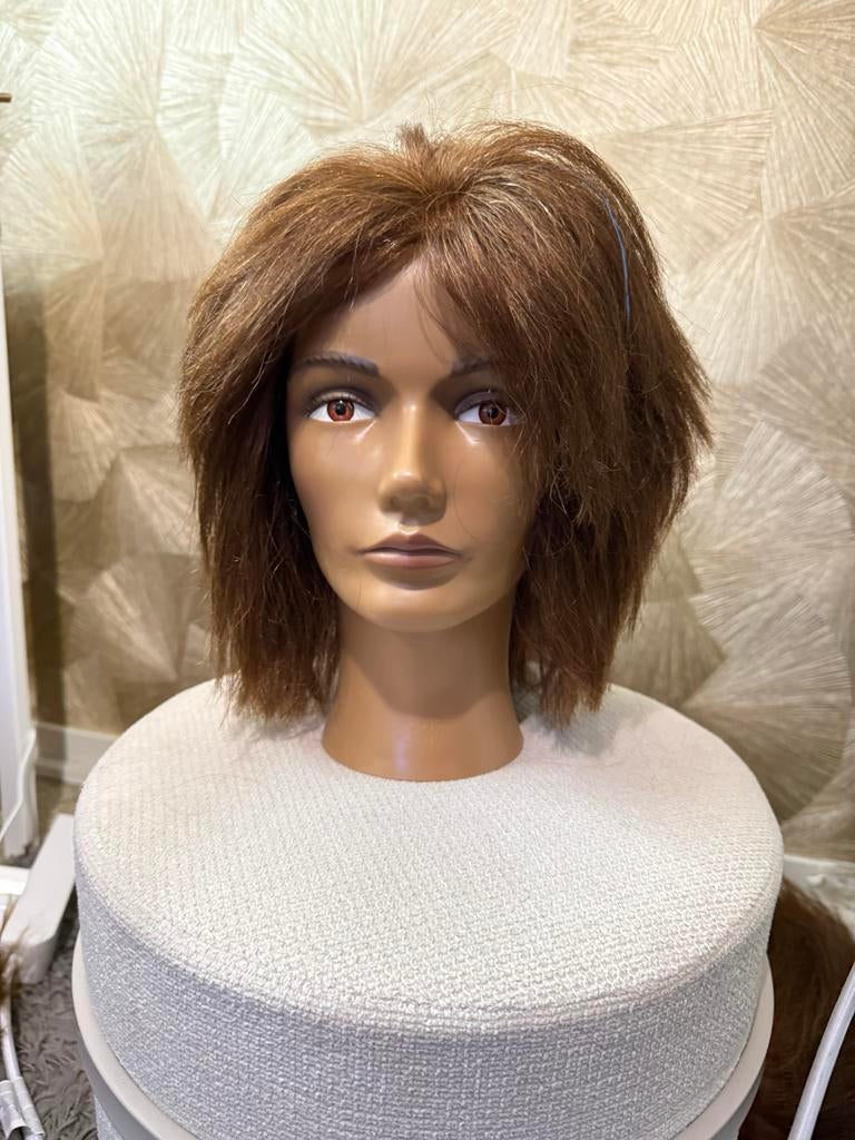 Oefenhoofd met 3 opzetstukken (2x haar, 1x kaal), Ophalen of Verzenden, Zo goed als nieuw