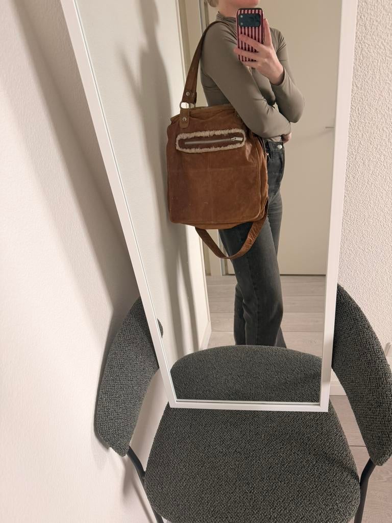 Nieuwe leren tas Transmission, Sieraden, Tassen en Uiterlijk, Tassen | Damestassen, Ophalen of Verzenden, Nieuw