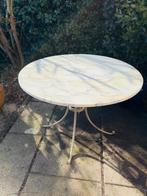 Marmeren tuintafel, Tuin en Terras, Tuintafels, Ophalen, Gebruikt, Rond, Overige materialen