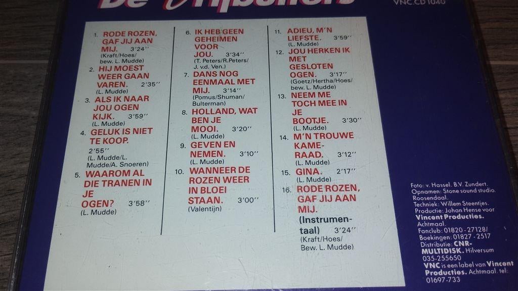 De Vrijbuiters ‎- Rode Rozen Gaf Jij Aan Mij en 15 Andere Gr, Ophalen of Verzenden, Gebruikt, Levenslied of Smartlap