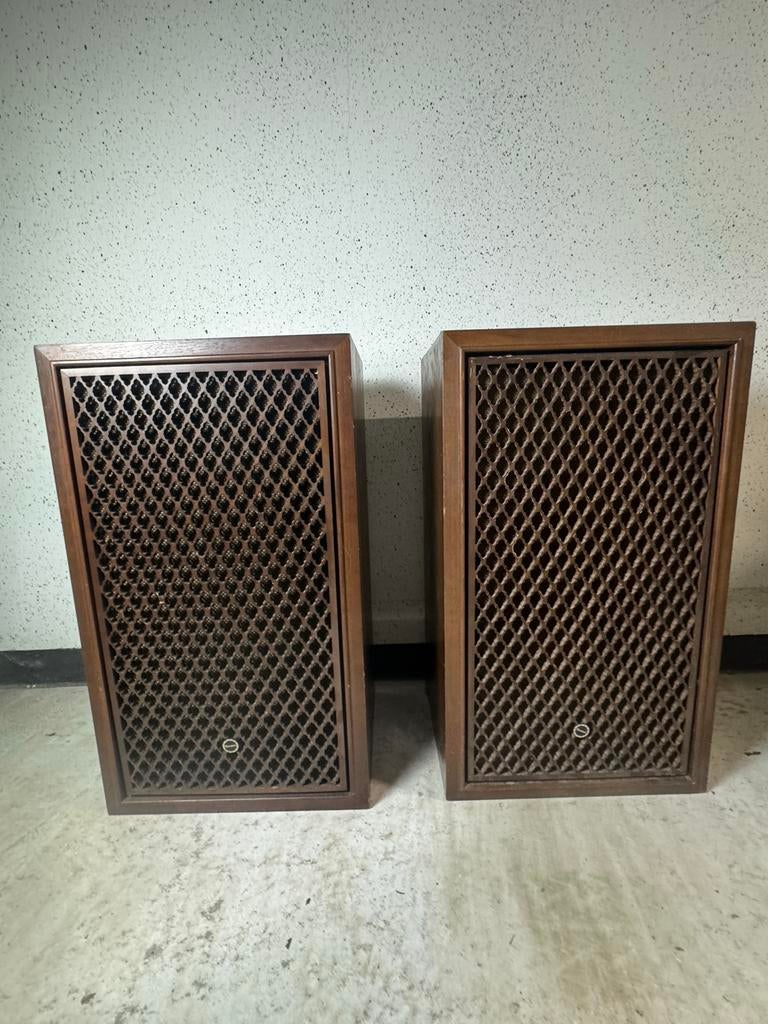 Vintage Sansui SP 200 Luidsprekers - Rijk en Vol Geluid, Gebruikt, ?, 60 tot 120 watt, Front, Rear of Stereo speakers