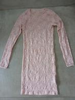 Kanten strakke roze jurk maat S, Maat 38/40 (M), Ophalen of Verzenden, Zo goed als nieuw, Roze