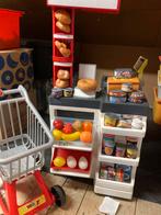 Winkeltje en kar winkelwagen met boodschappen van smoby, Ophalen, Gebruikt, Kunststof