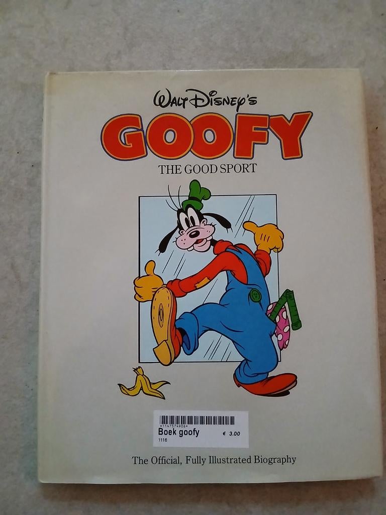 Walt Disney's Goofy: The Good Sport - Geïllustreerde Biograf, Ophalen of Verzenden, Gelezen, Walt Disney Company