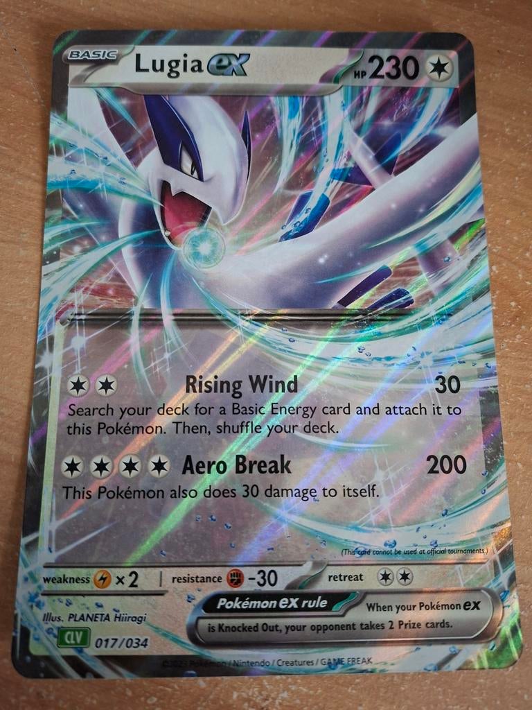 LUGIA EX 017/034 JUMBOKAART, Ophalen of Verzenden